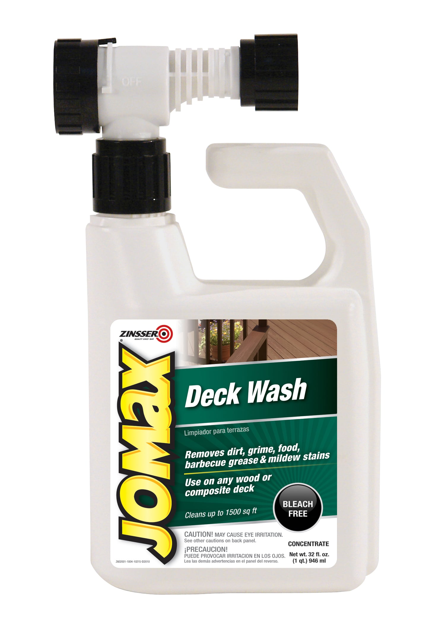 Wet and Forget Outdoor Cleaner Hose End 48 oz Refill - Removes Mildew,  Mold, Moss, and Algae Stains - For Wood and Concrete - Covers 2,000 Sq Ft 