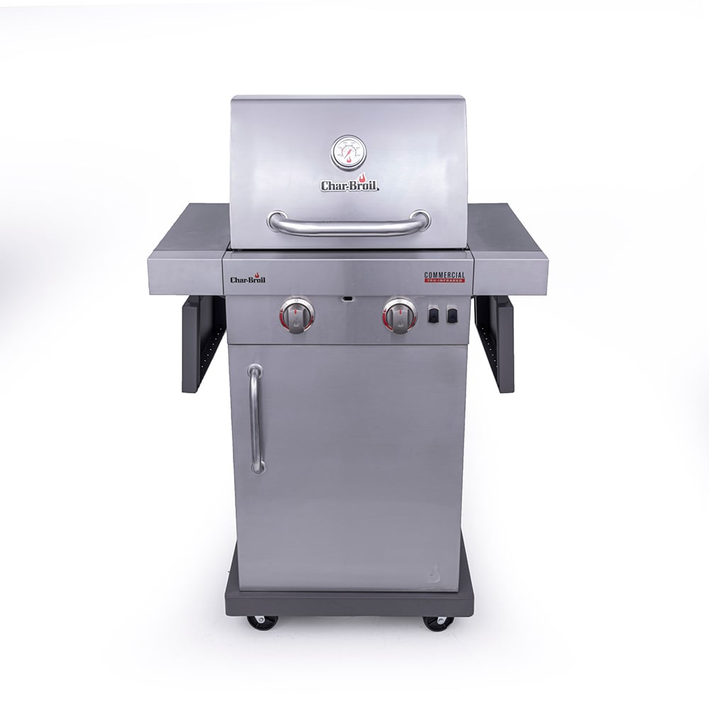 Char-Broil Commercial Series Stainless Steel 2-Burner Liquid Propane and Natural Infrared Gas the Gas Grills department at Lowes.com