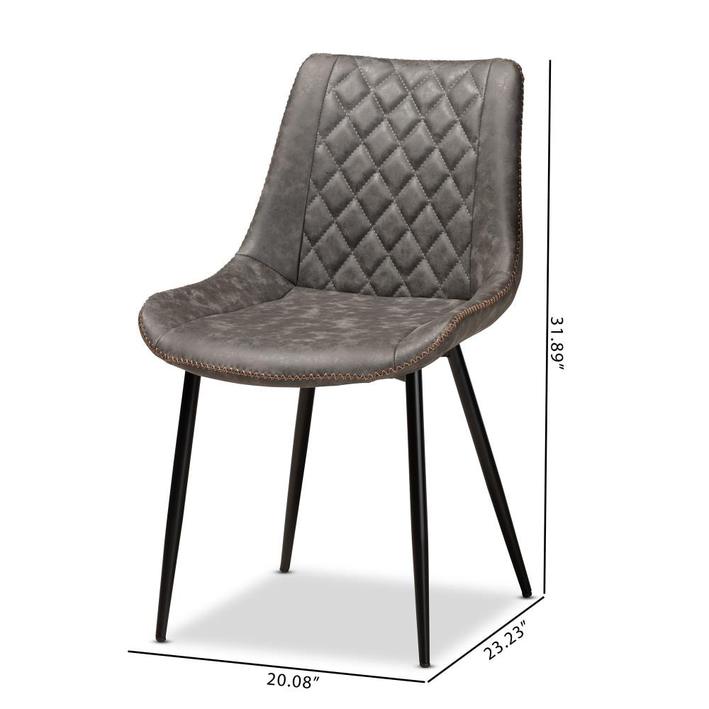 Baxton Studio 160-2PC-10508-LW Dining-Chairs - View #6