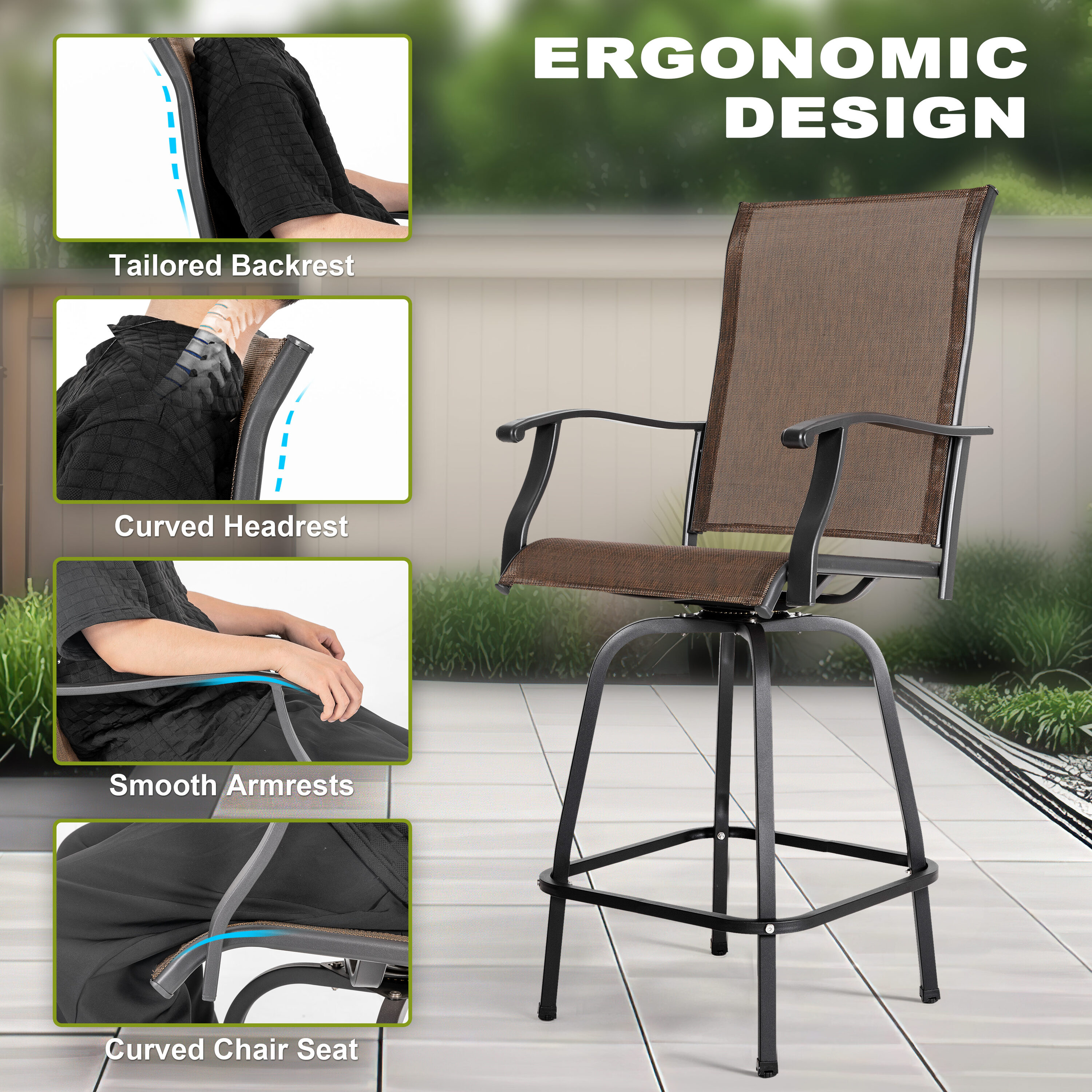 Nuu Garden DB137J-BK Patio-Chairs - View #7