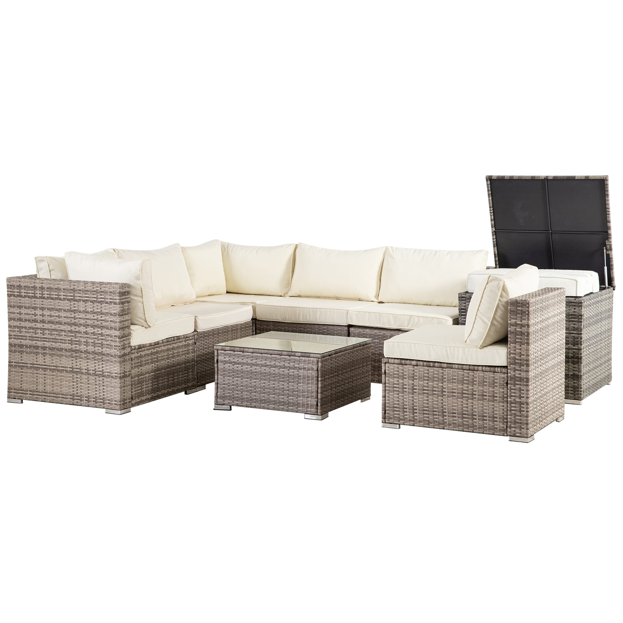 Unity UF-ZJ07GYGY Patio-Conversation-Sets - View #3