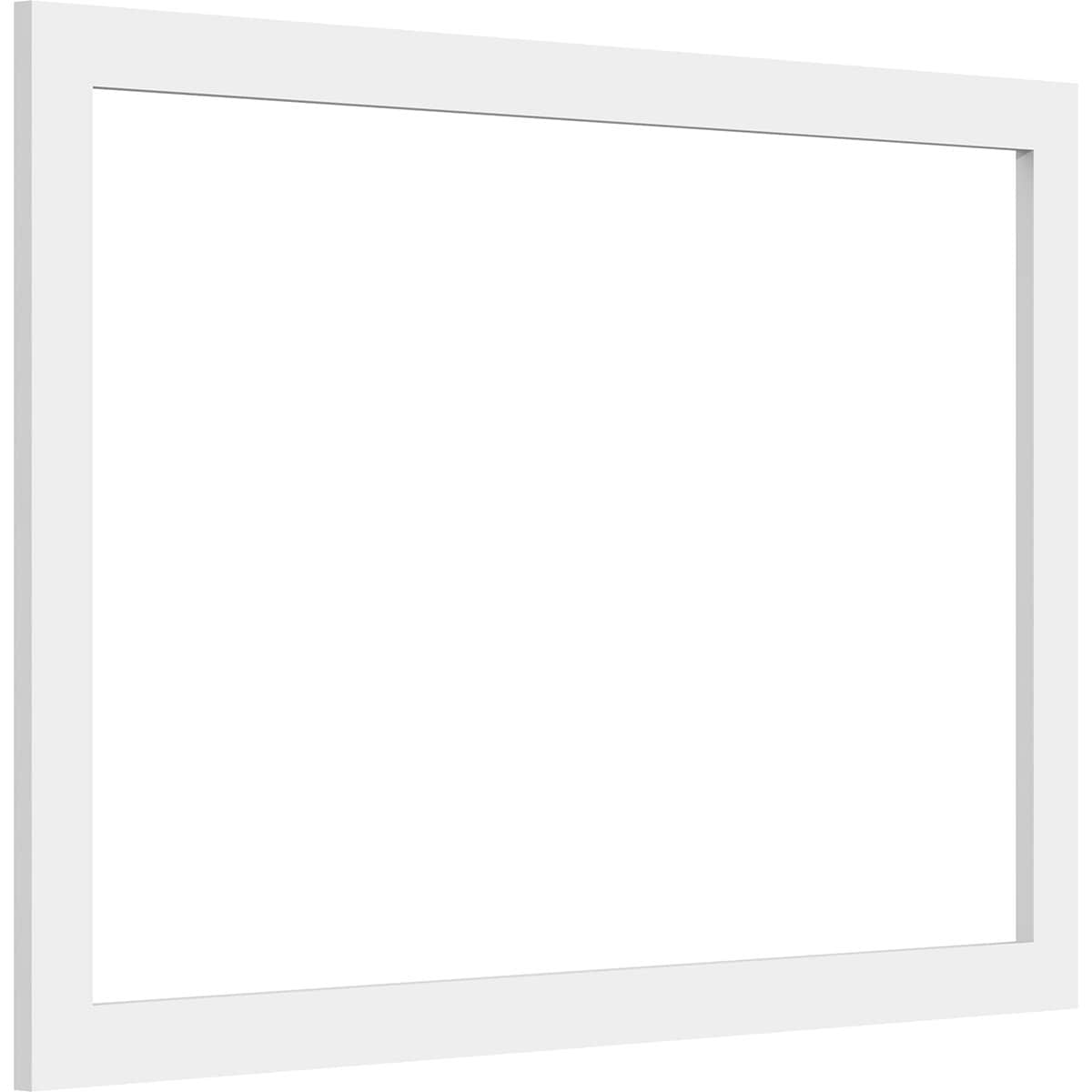 Ekena Millwork WALP30X20X037PRE 30-in x 20-in Smooth Paintable/Stainable White PVC Fretwork Wall Panel (