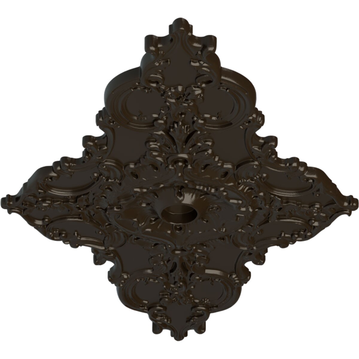 Ekena Millwork CM70X43MLSHF Ceiling-Medallions - View #2