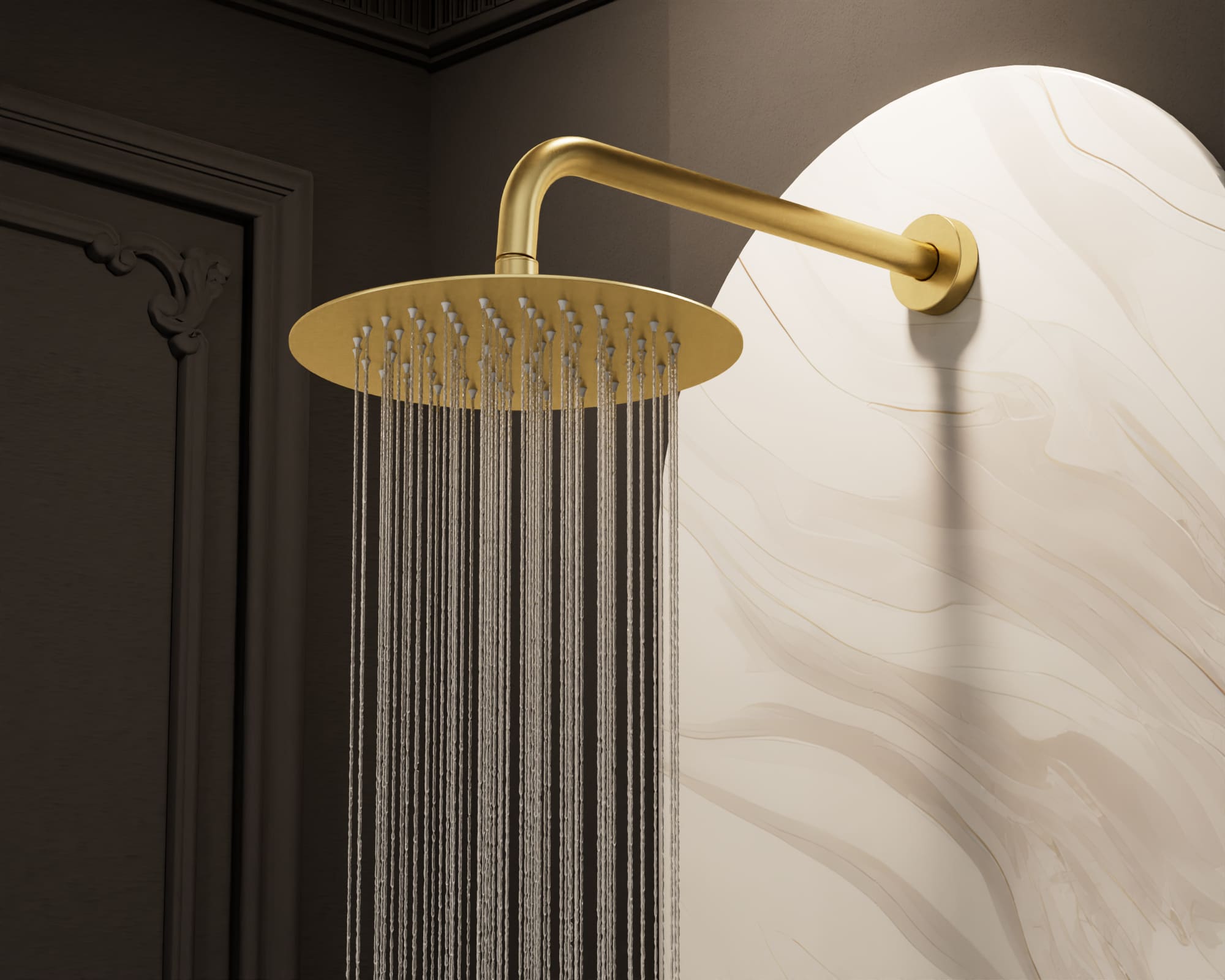 CRANACH C03.CR05.BG Showerhead-Bar-Panels - View #8