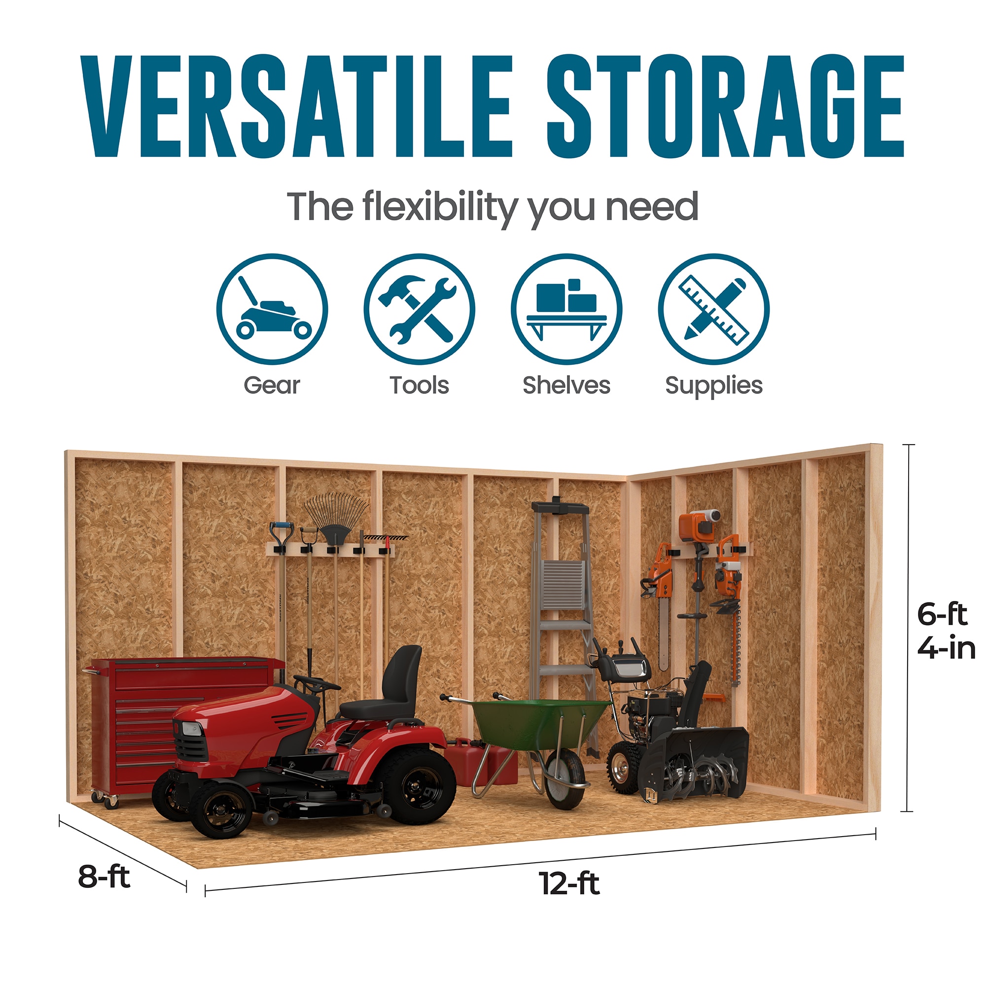Heartland 63440-6 Wood-Storage-Buildings - View #6