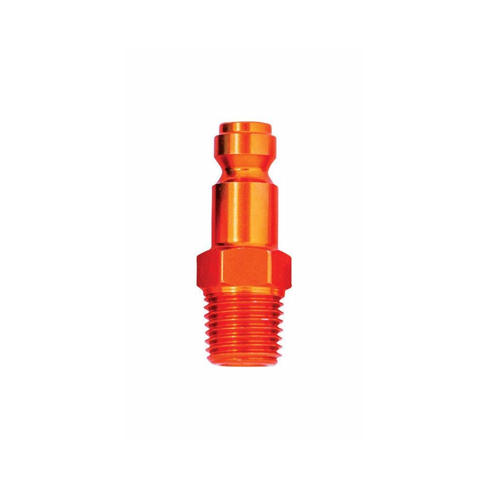Plews & Edelmann ACHR140867 Plews 1795012 0.25 in. in. Male Tru-Flate Tru-Match Aluminum T-Style Plug, Pack of 10