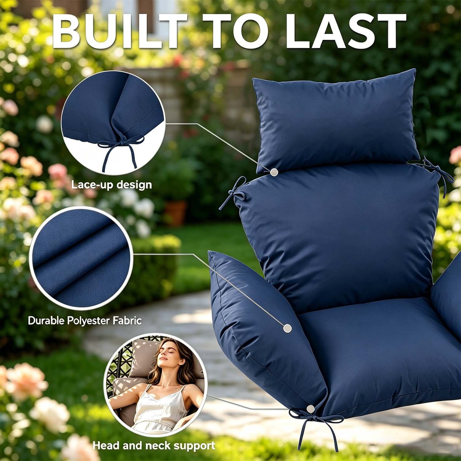 XXLYY LCHAIRNAVY BLUE Patio-Furniture-Cushions - View #4