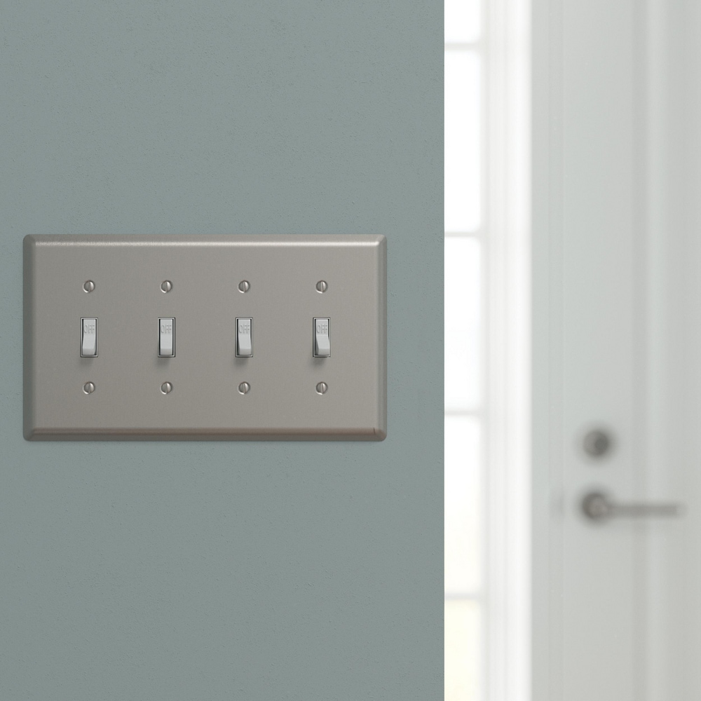 allen + roth W45074-SN-CP Electrical-Wall-Plates - View #2