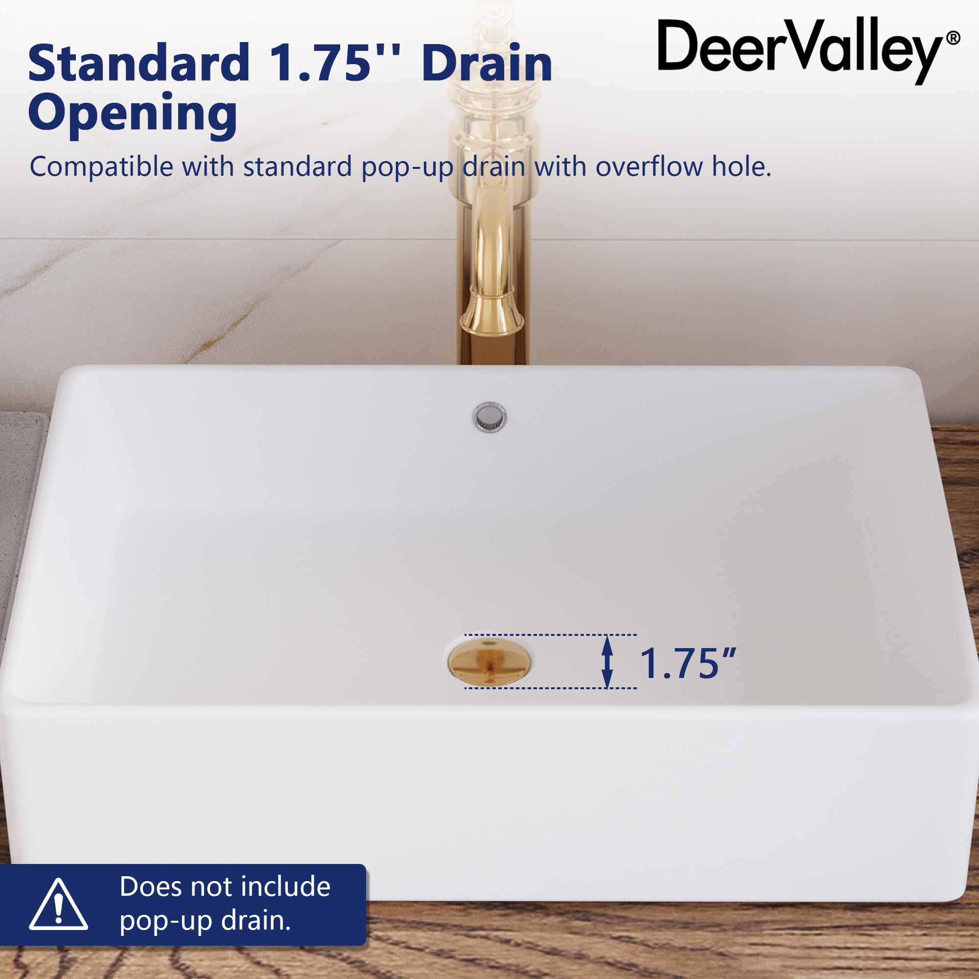 DeerValley DV-1V0180 Bath-Sink - View #8