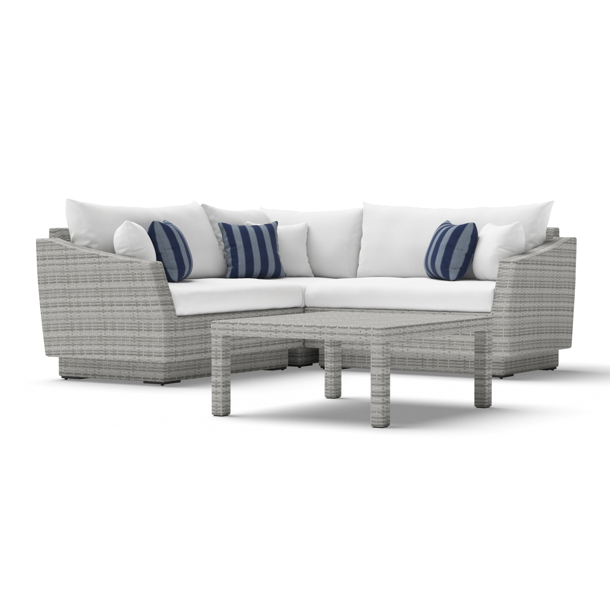 Cannes wicker sofa online set