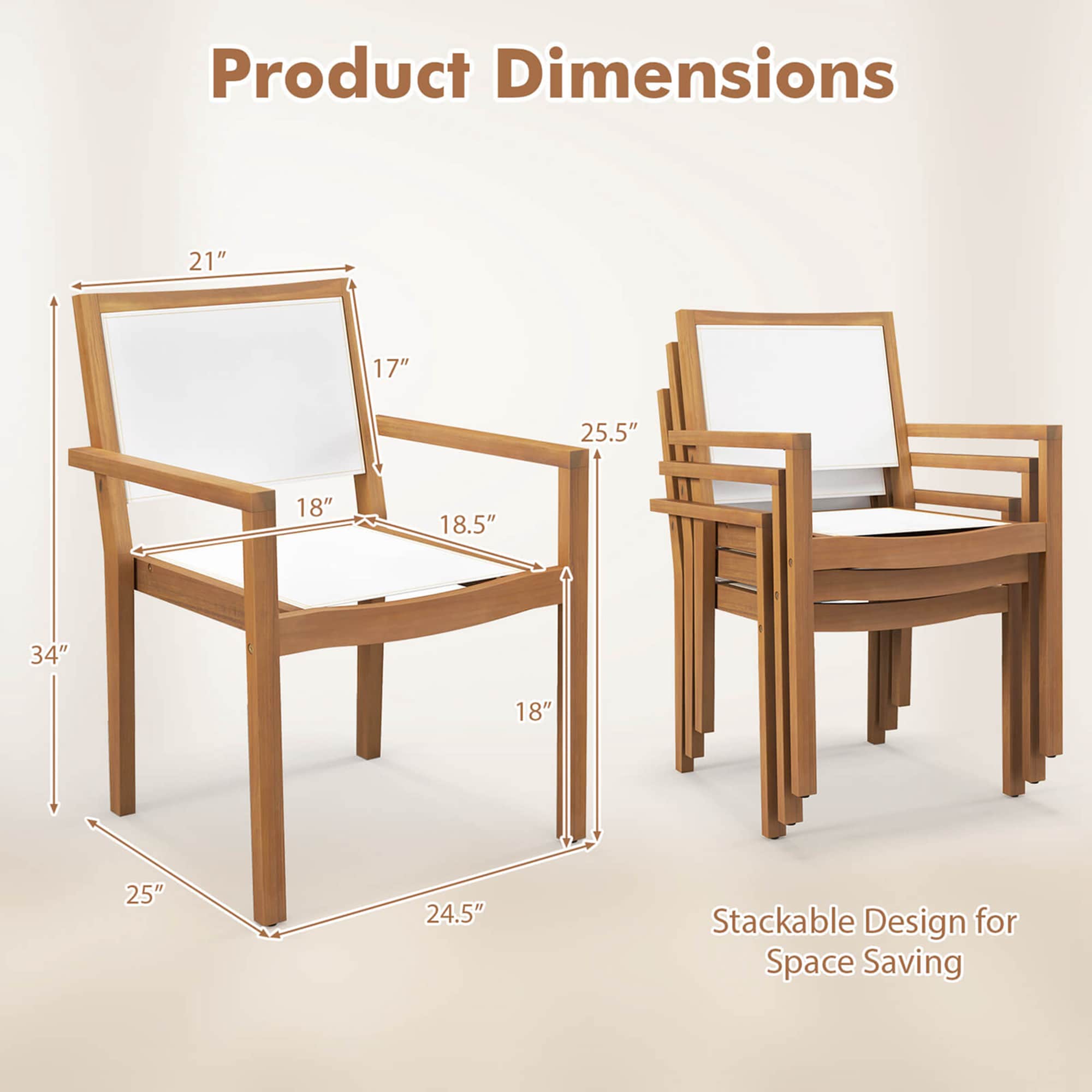 Costway HCST03560 Dining-Chairs - View #2