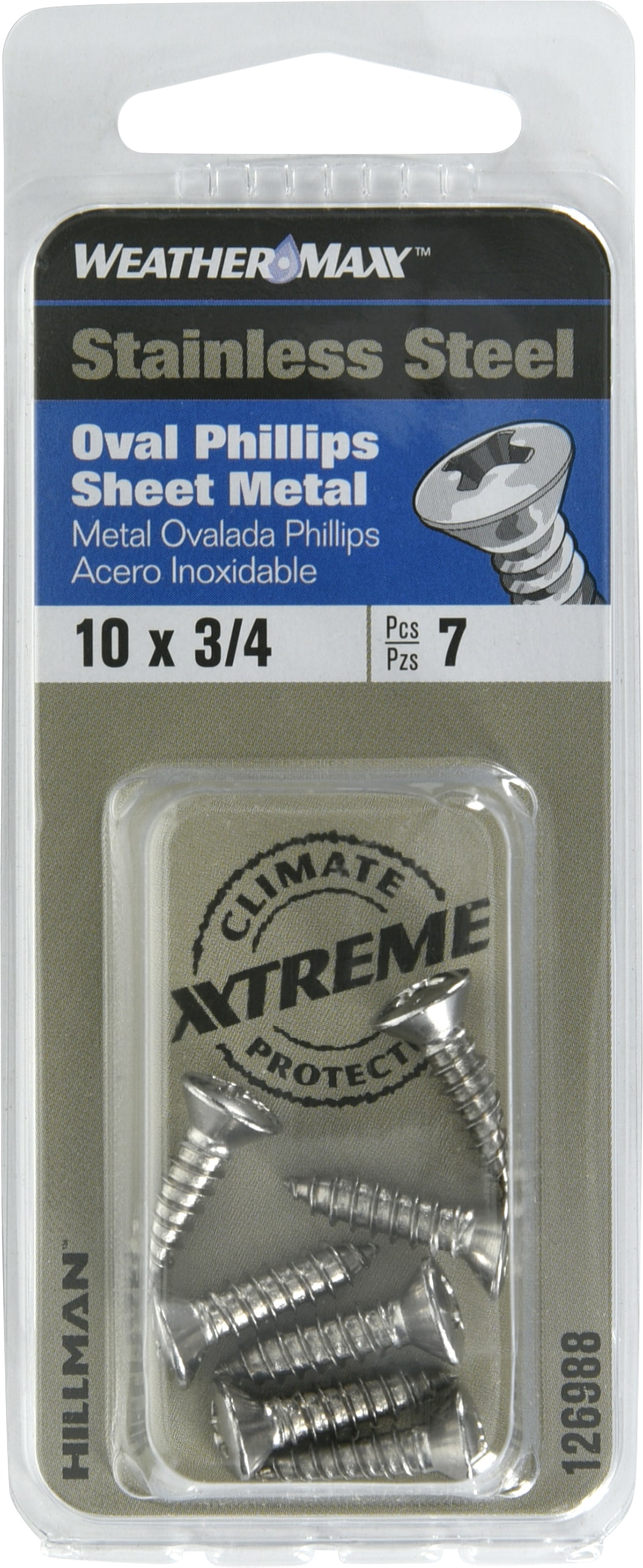 Hillman #10 x 3/4-in Phillips-Drive Sheet Metal Screws (7-Count) in the ...