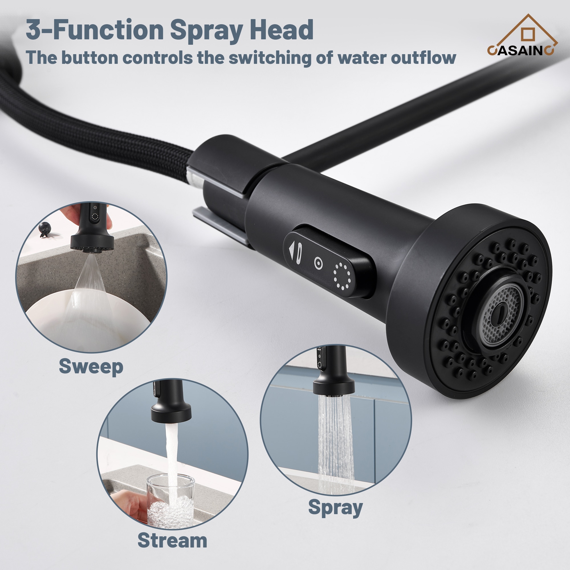 CASAINC MH-BS080-184 Kitchen-Faucets - View #8
