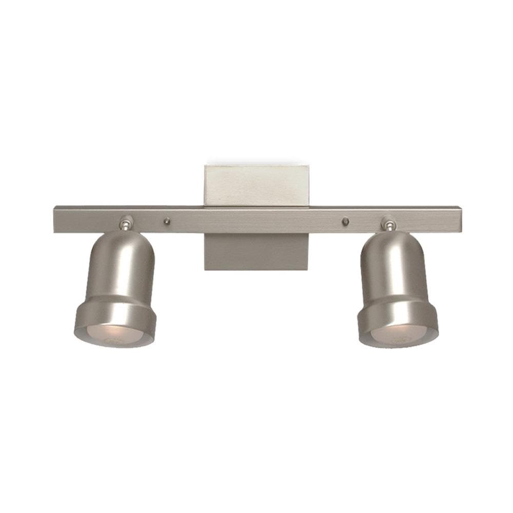 Galaxy Lighting 766302PTR 20-in 2 -Light Pewter Medium base (E-26) Transitional Track Bar