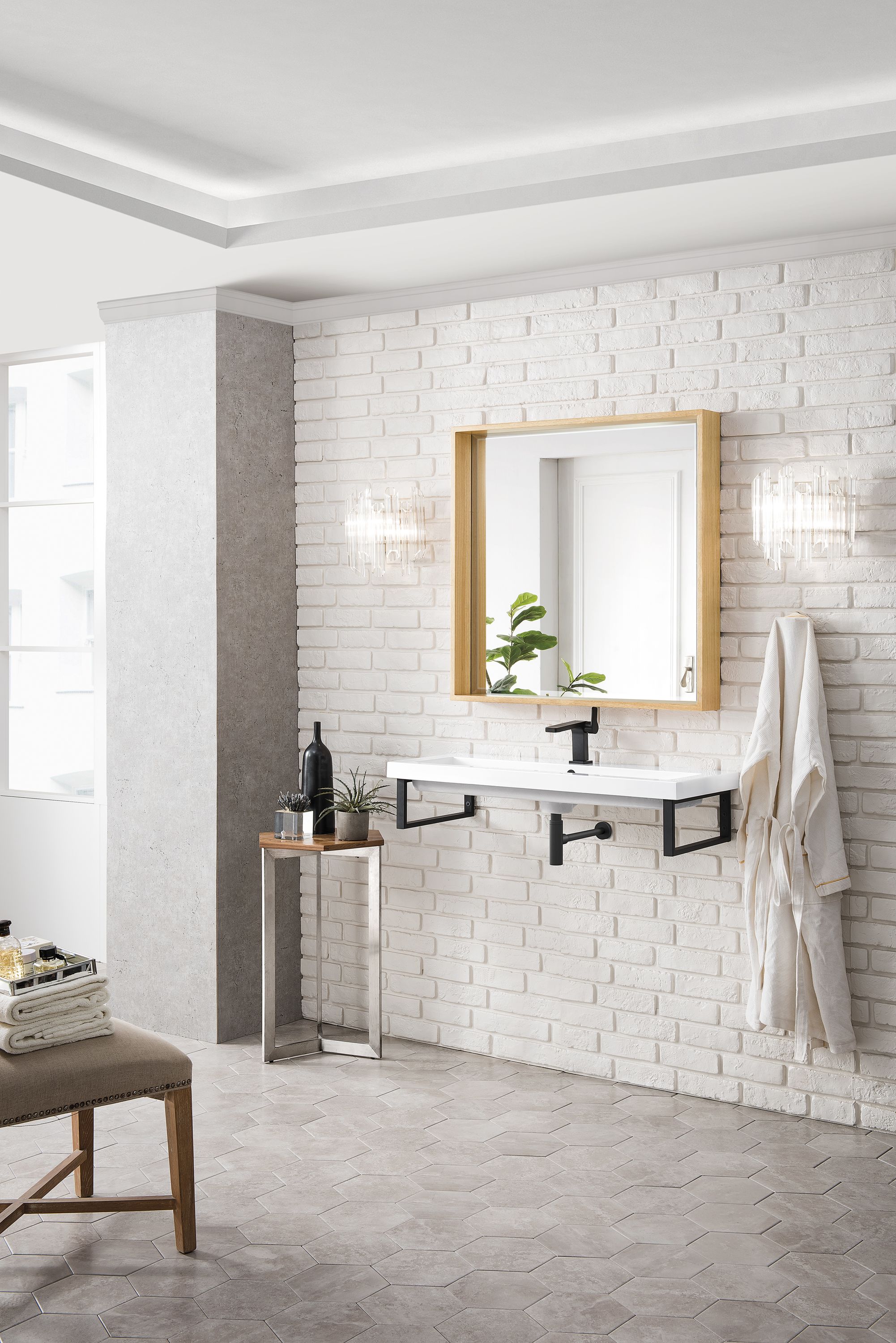 James Martin Vanities 055BK16MBK39.5WG2 Bath-Sink - View #3
