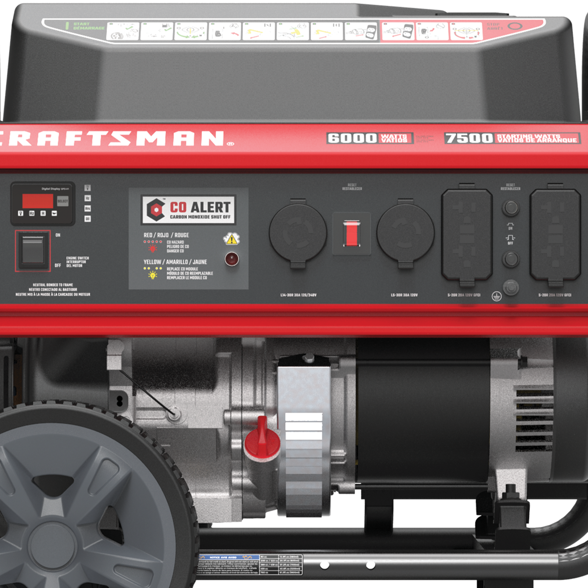 CRAFTSMAN Performance 6000-Watt Portable Generator in the Portable