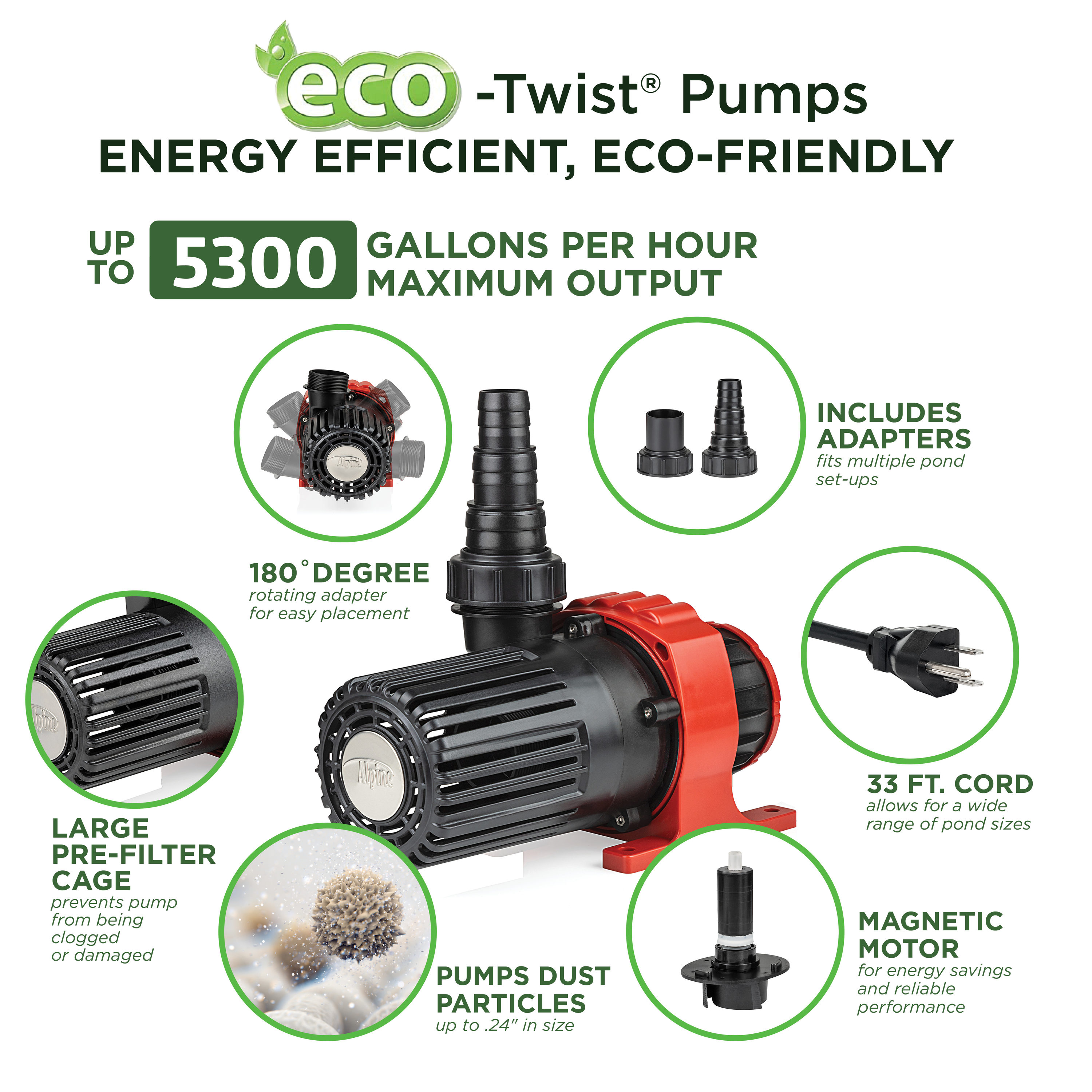 Alpine Corporation PXX5300 Pond-Pumps - View #2
