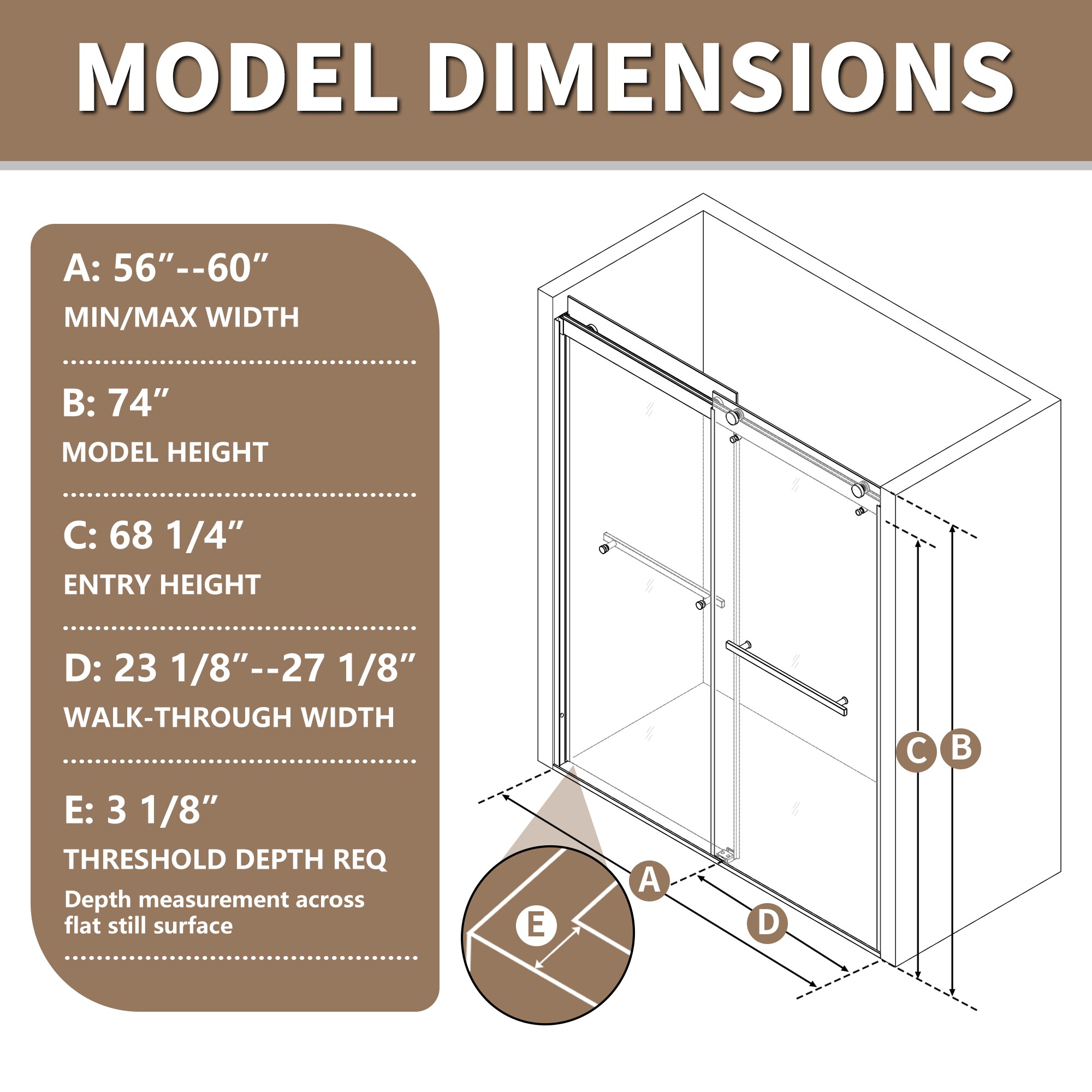 AAZJ JKF-MC04-7236SF2 Shower-Doors - View #8