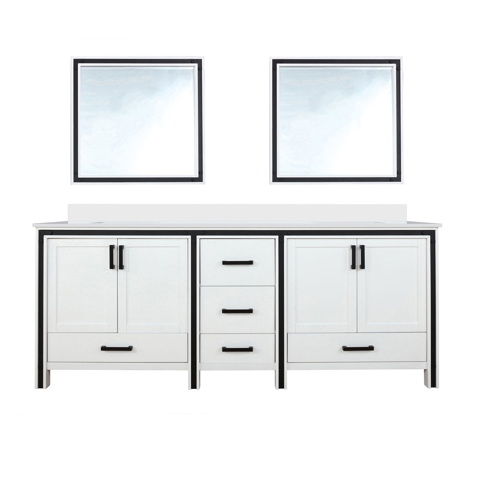 Lexora LVZV84DA210 Bath-Vanity-Combo - View #2