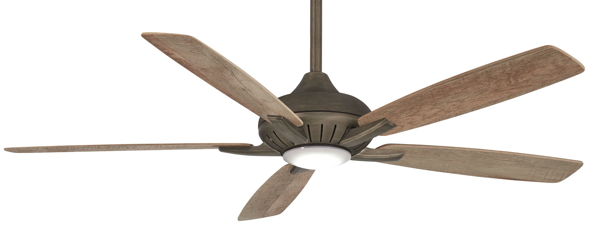 Minka Aire Dyno XL 60-in Heirloom Bronze with Barnwood Blades LED Indoor Smart Ceiling Fan with Light and Remote (5-Blade) F1001-HBZ Sansujyuku sansujyuku.com