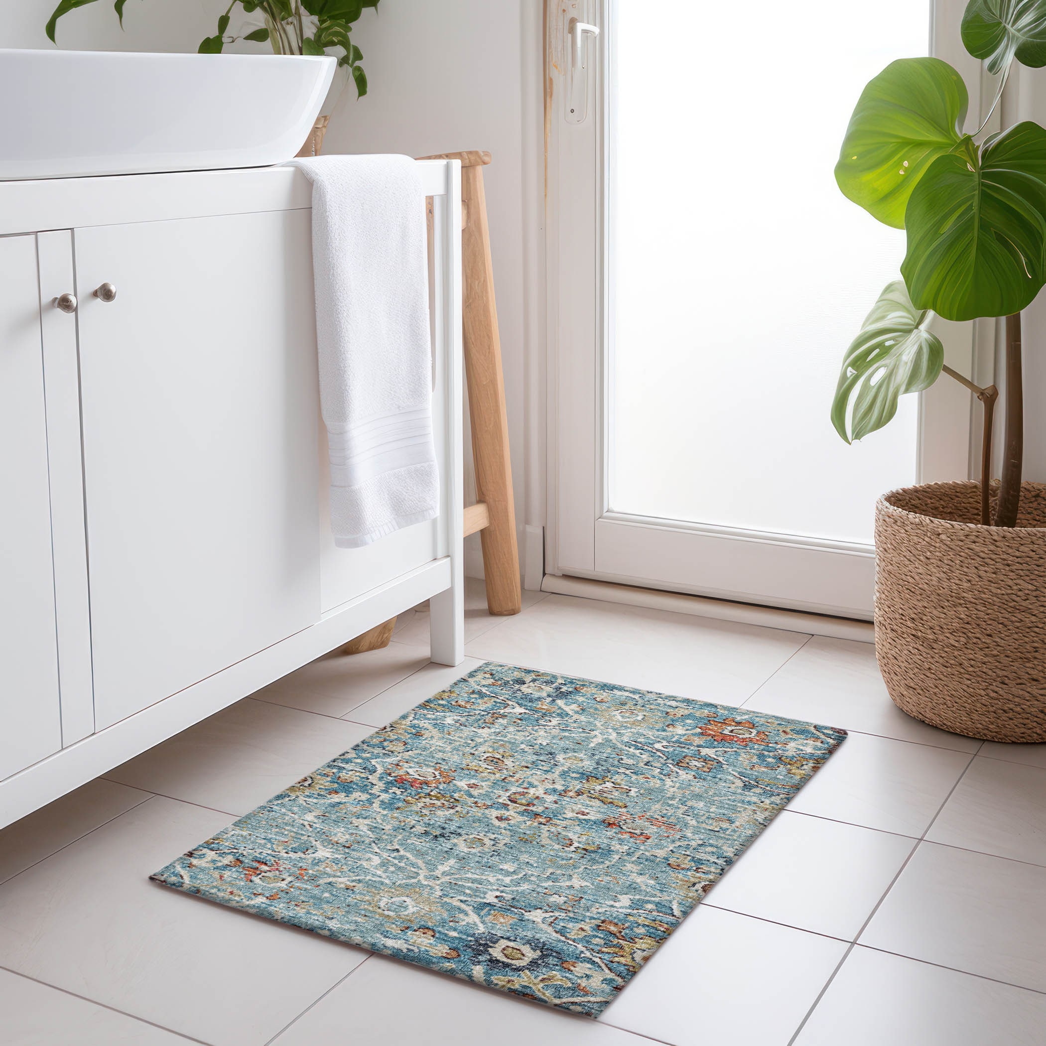 Addison Rugs AMF92MU20X30 Mayfield AMF92MU 2 x 3 (ft) Loomed Polyester Multi Rectangular Indoor Abstract Machine washable Area rug