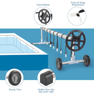 Telescoping Pool Cover Reels at