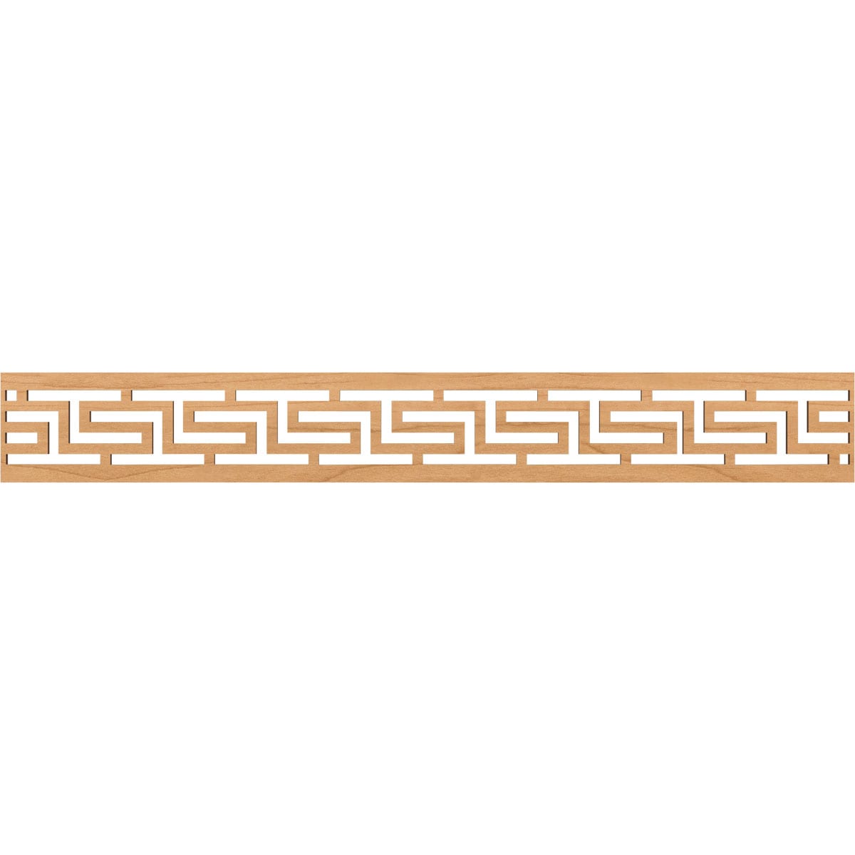 Ekena Millwork MLDA06X46TULMA Tulum Fretwork Flat Trim 6-in x 3.86-ft Maple Brown Unfinished 2156804 Pierced Wall Panel Moulding