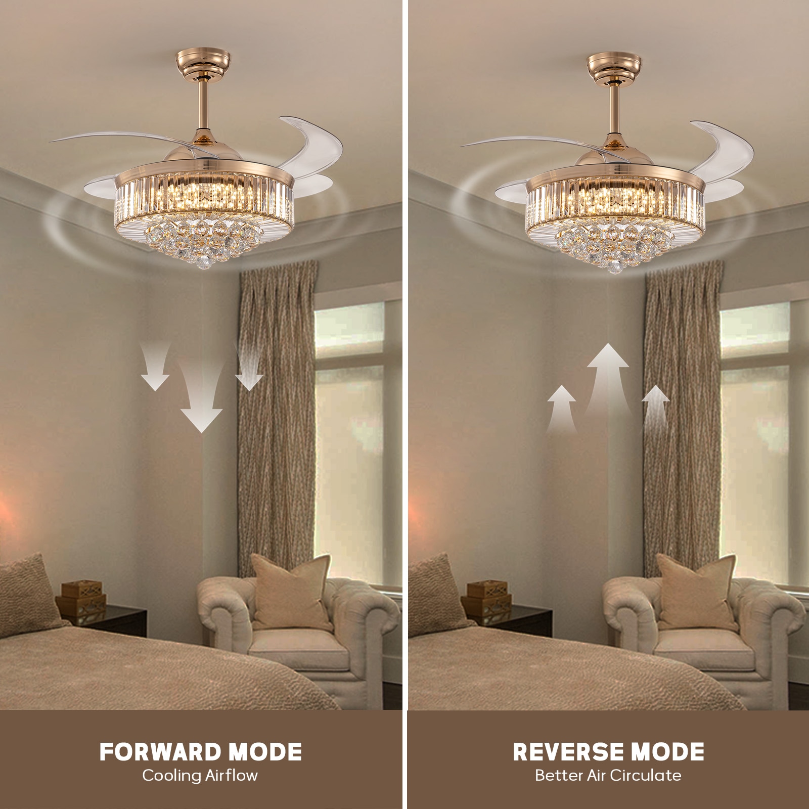 SILJOY LL-8111-42G Ceiling-Fans - View #3