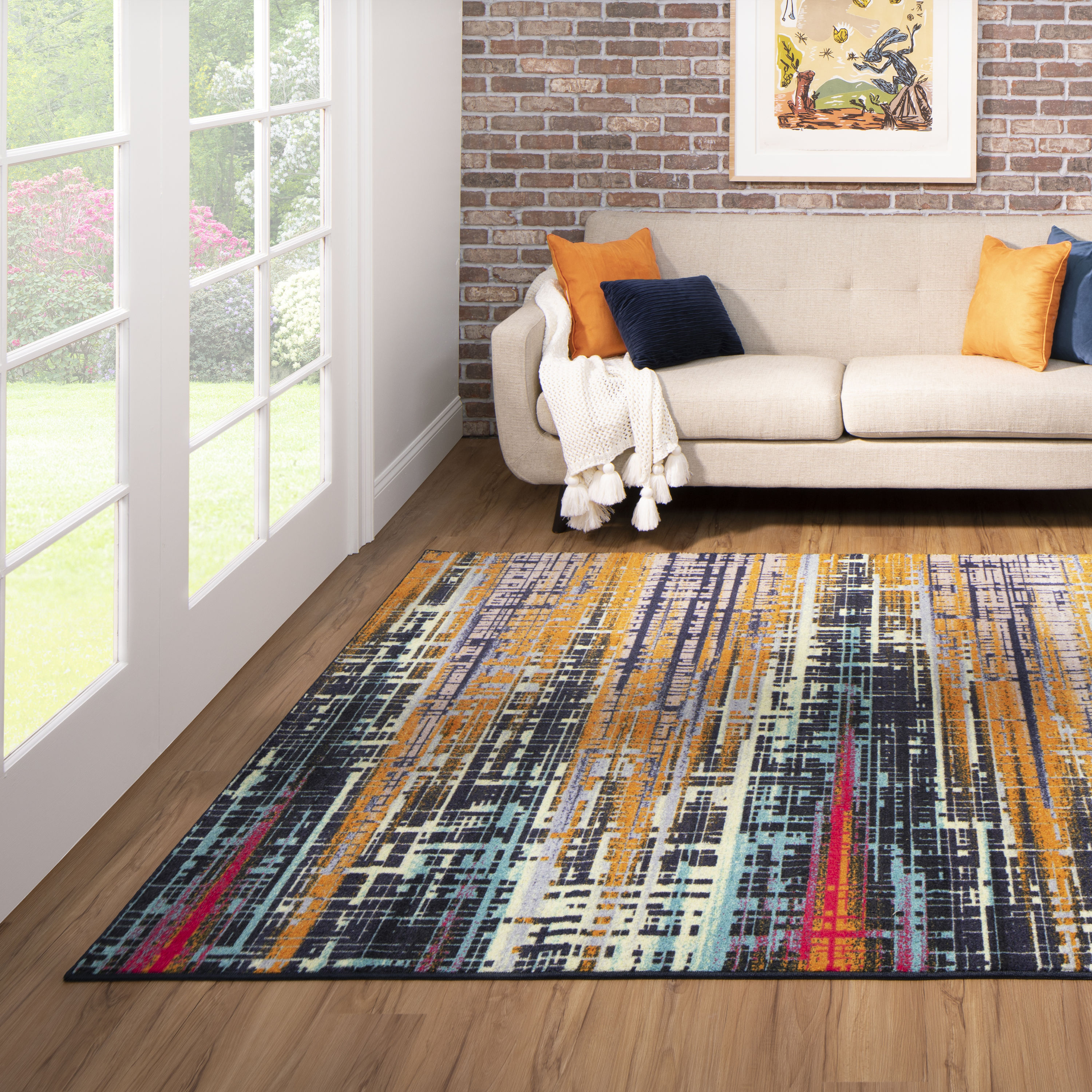 Mohawk Home Prismatic 2 X 3 (ft) Indoor Abstract Throw Rug in the Rugs ...