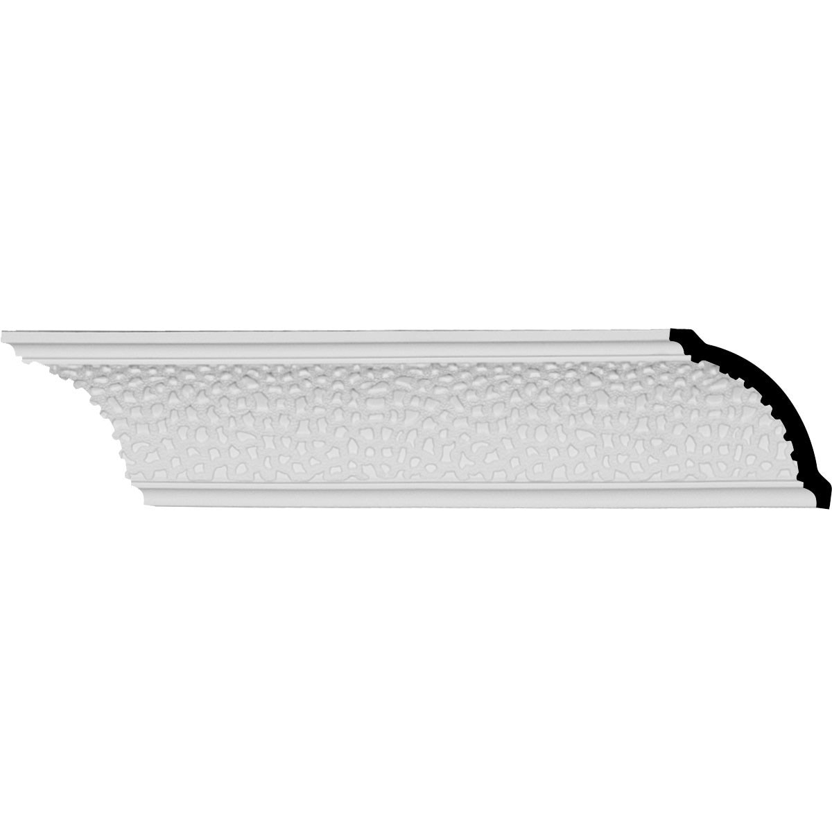 Ekena Millwork MLD03X03X04CM-CASE-2 Clementine 3-7/8-in x 7-ft 10-1/2-in Primed Urethane MLD03X03X04CM-CASE-2 Crown Moulding 2 -Pack