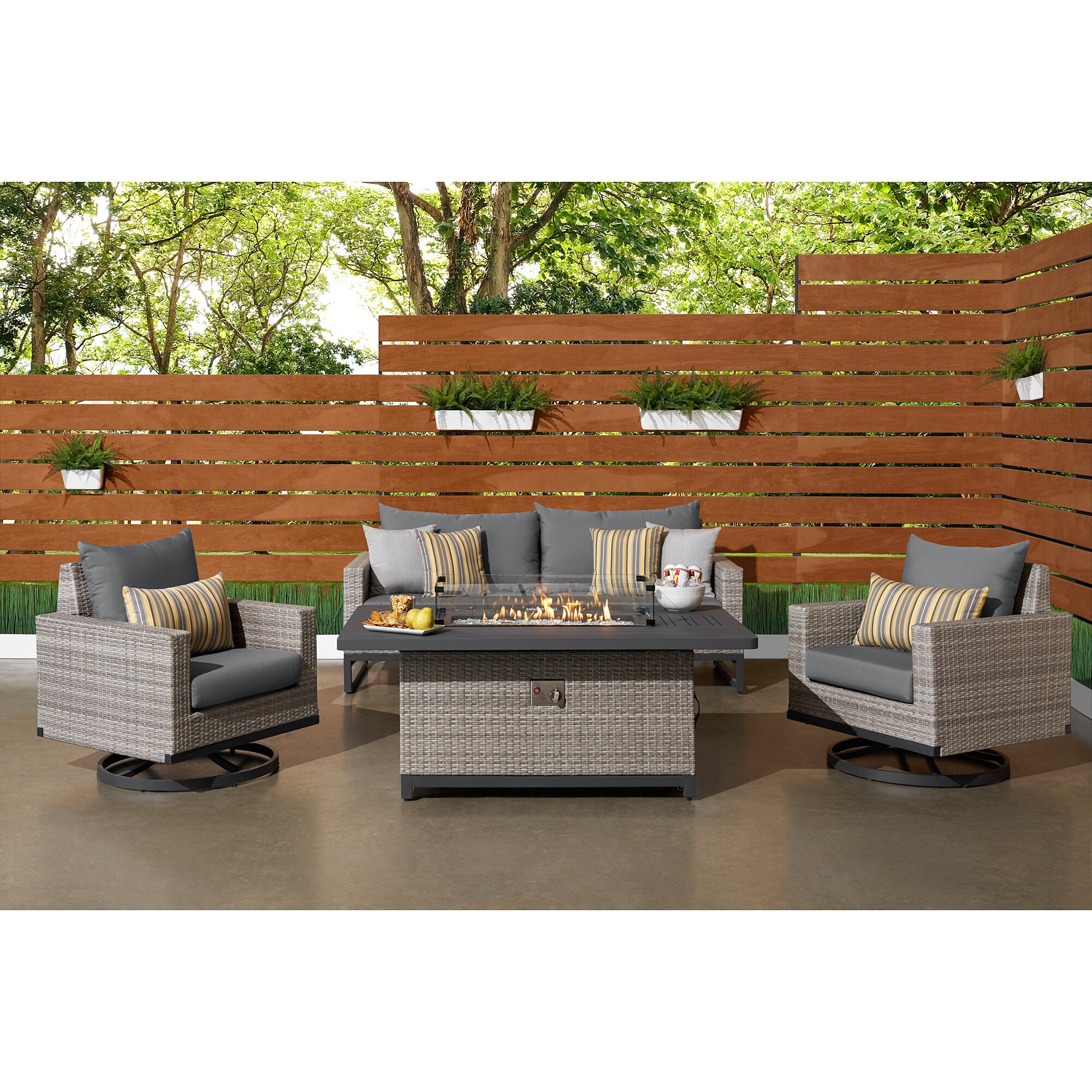 RST Brands OP-PESS4MFTMILOGCHRK Patio-Conversation-Sets - View #8