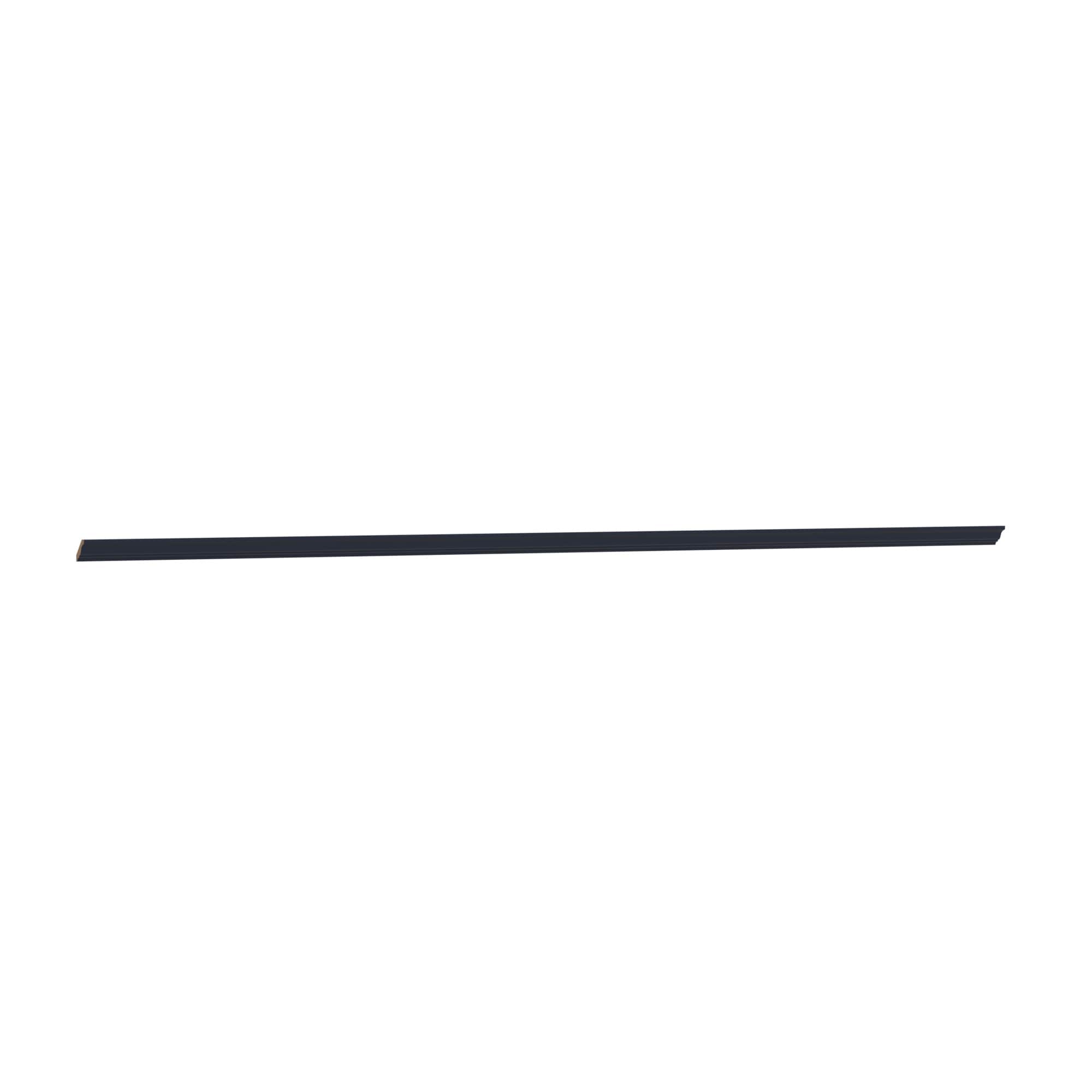 KraftMaid Momentum CM8.NGG77 Deveron Cabinet Crown Moulding 96-in W x 1.9375-in H x 1.9375-in D Midnight Painted