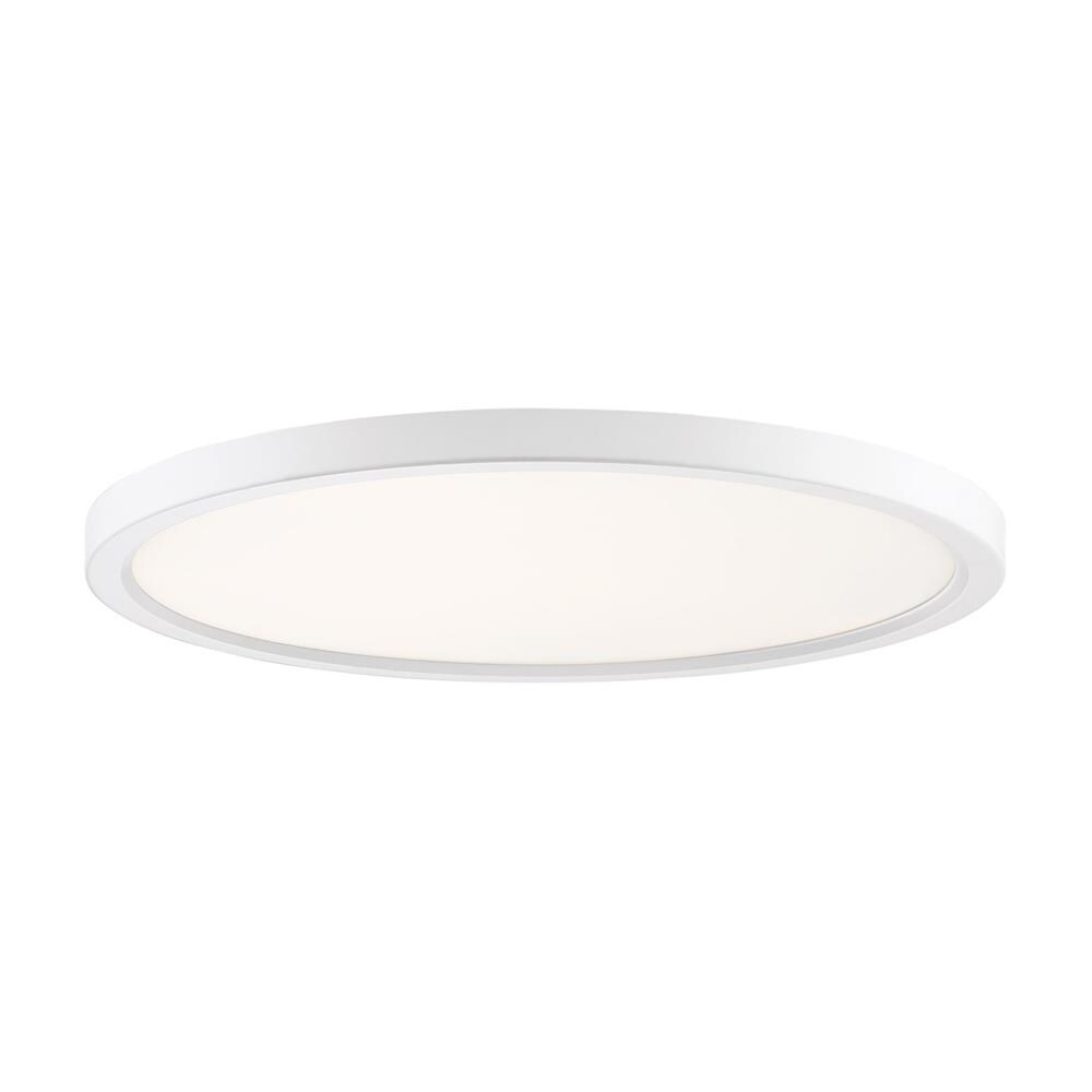  OST1720W Outskirt 1-Light 20-in Fresco Flush Mount Light