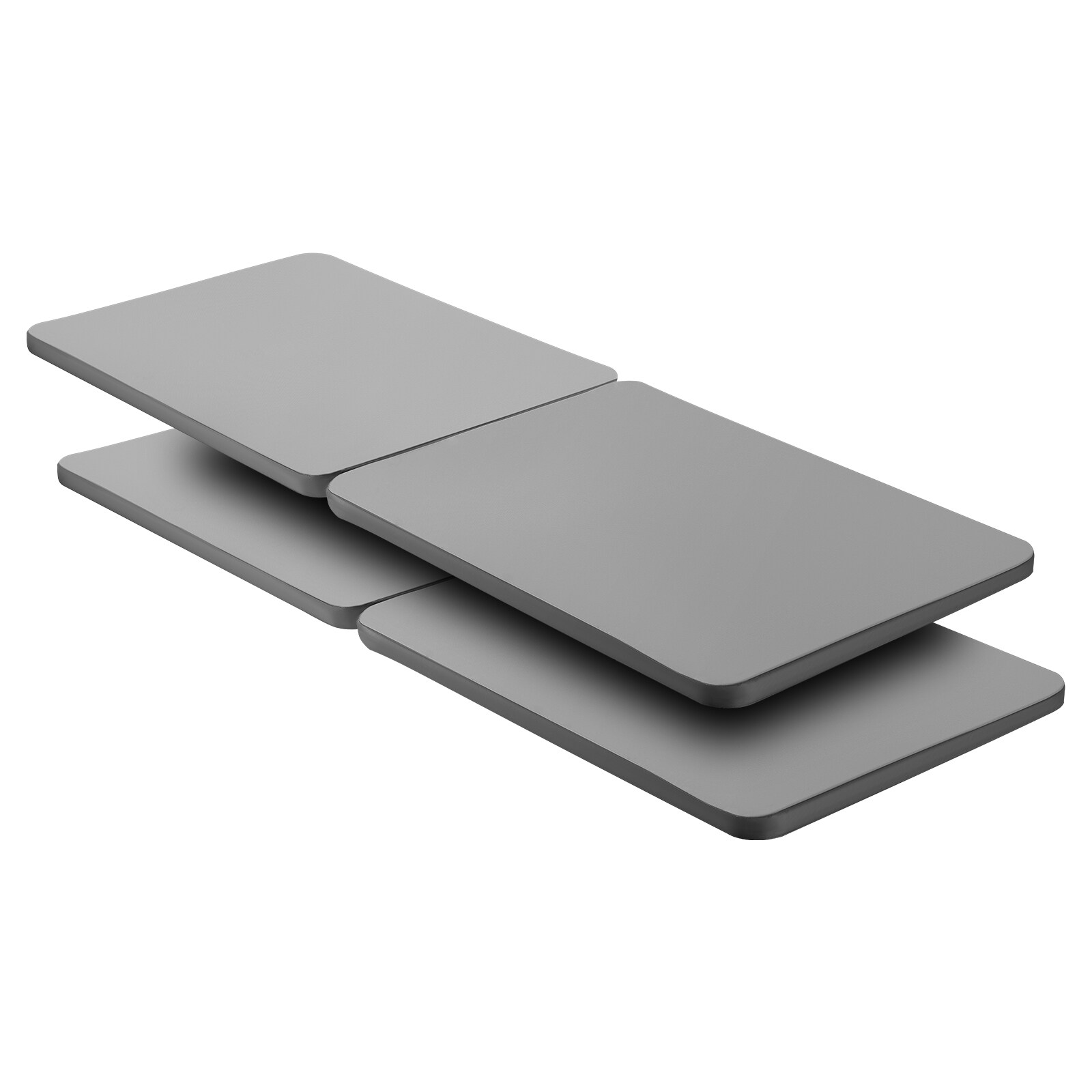 GIVIMO 1.5-in Queen Bunkie Board 4-pc Wood Slat Mattress Support Foundation Gray 200D Oxford Cloth Covered Sections 79.13-in x 58.27-in Assembled 32.41-lb Breathable Tear-Resistant Base for Primary Bedrooms Guest Rooms Dorms and Rentals