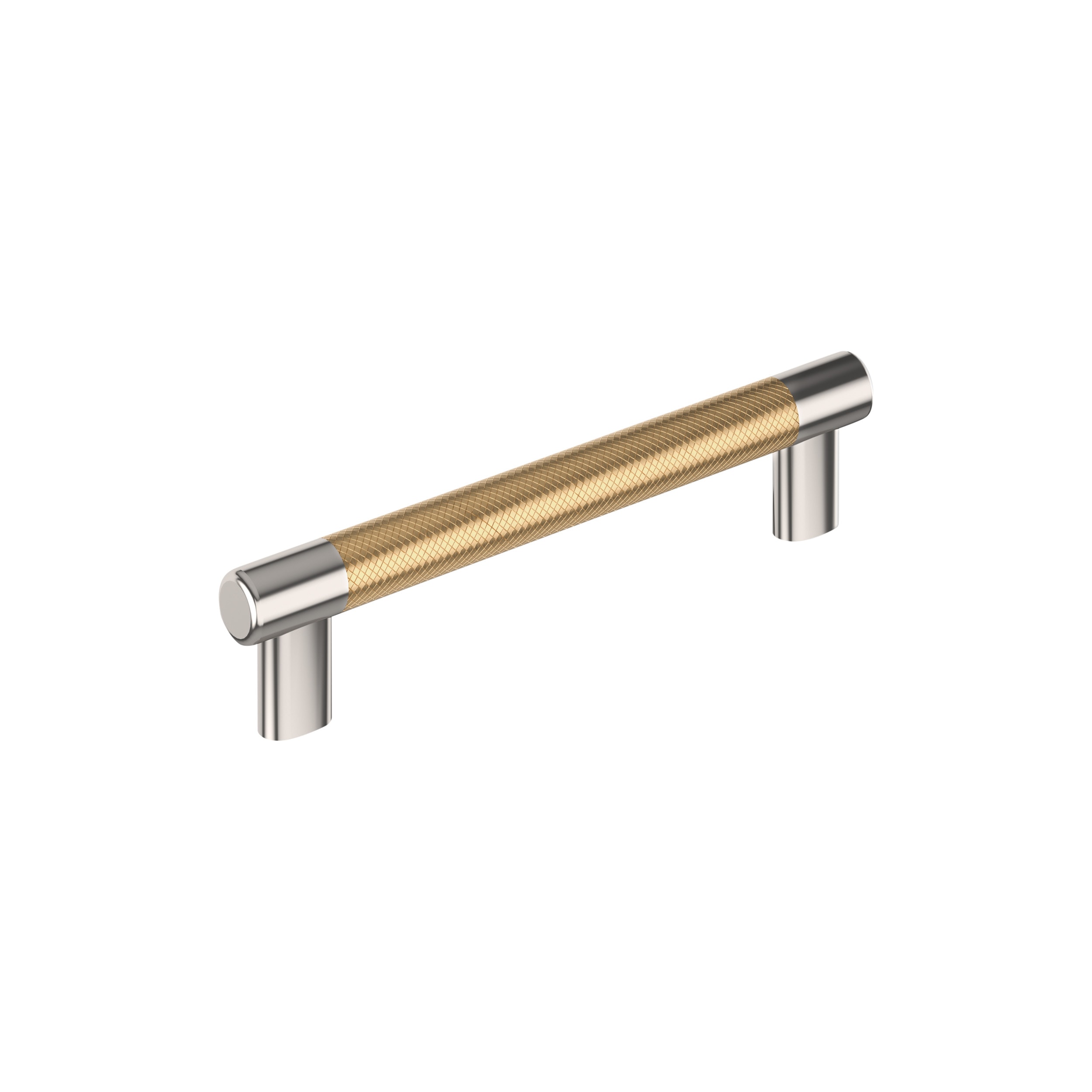Amerock BP36559PNCZ Esquire 6-5/16-in , 160mm Center to Center Polished Nickel/Champagne Bronze Rectangular Bar