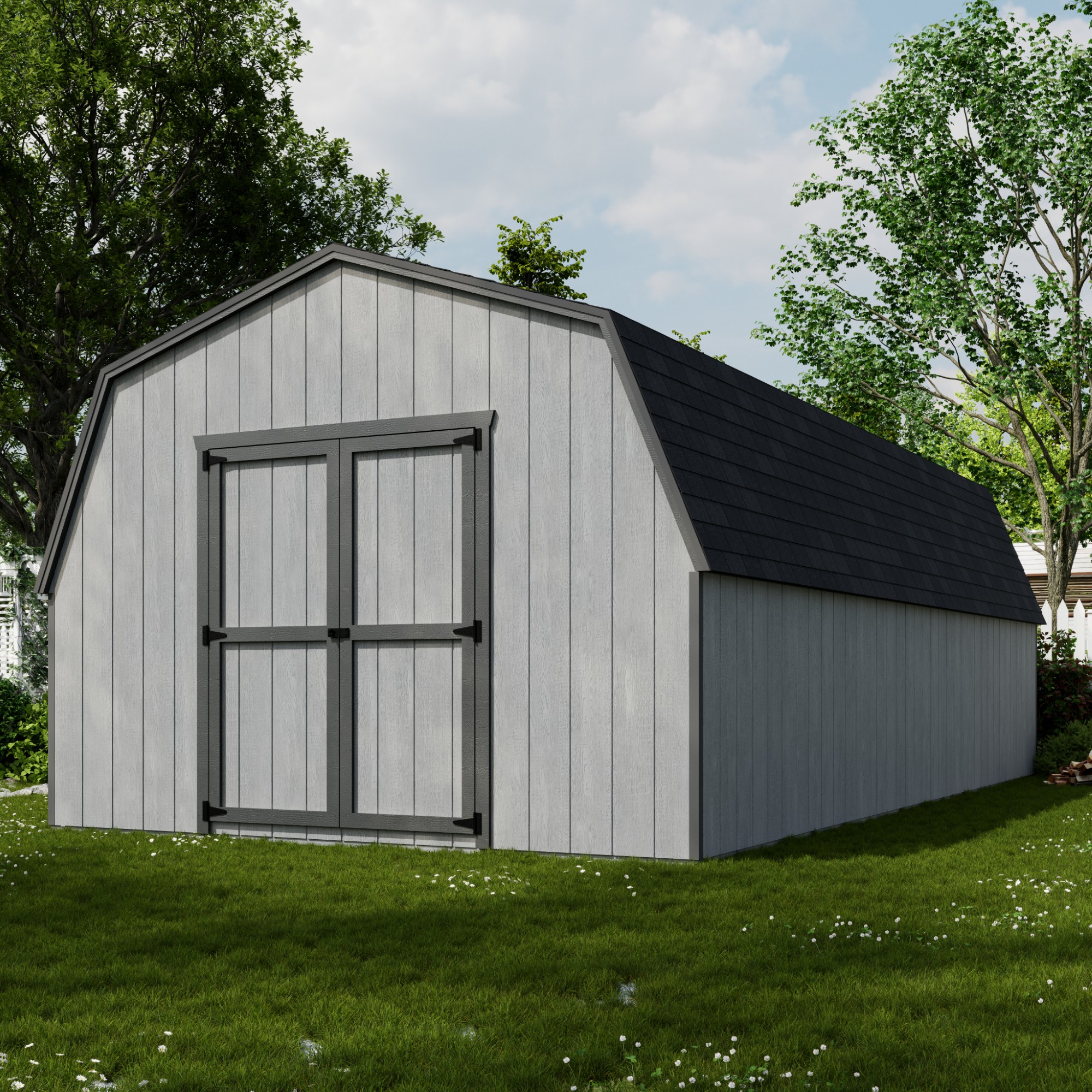 Little Cottage Co 12X24 VGB-4-PC-FK Wood-Storage-Buildings - View #2