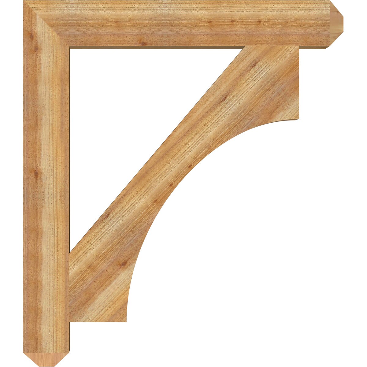 Ekena Millwork BKT06X42X48WTL04RWR Exterior-Brackets-Braces - View #3