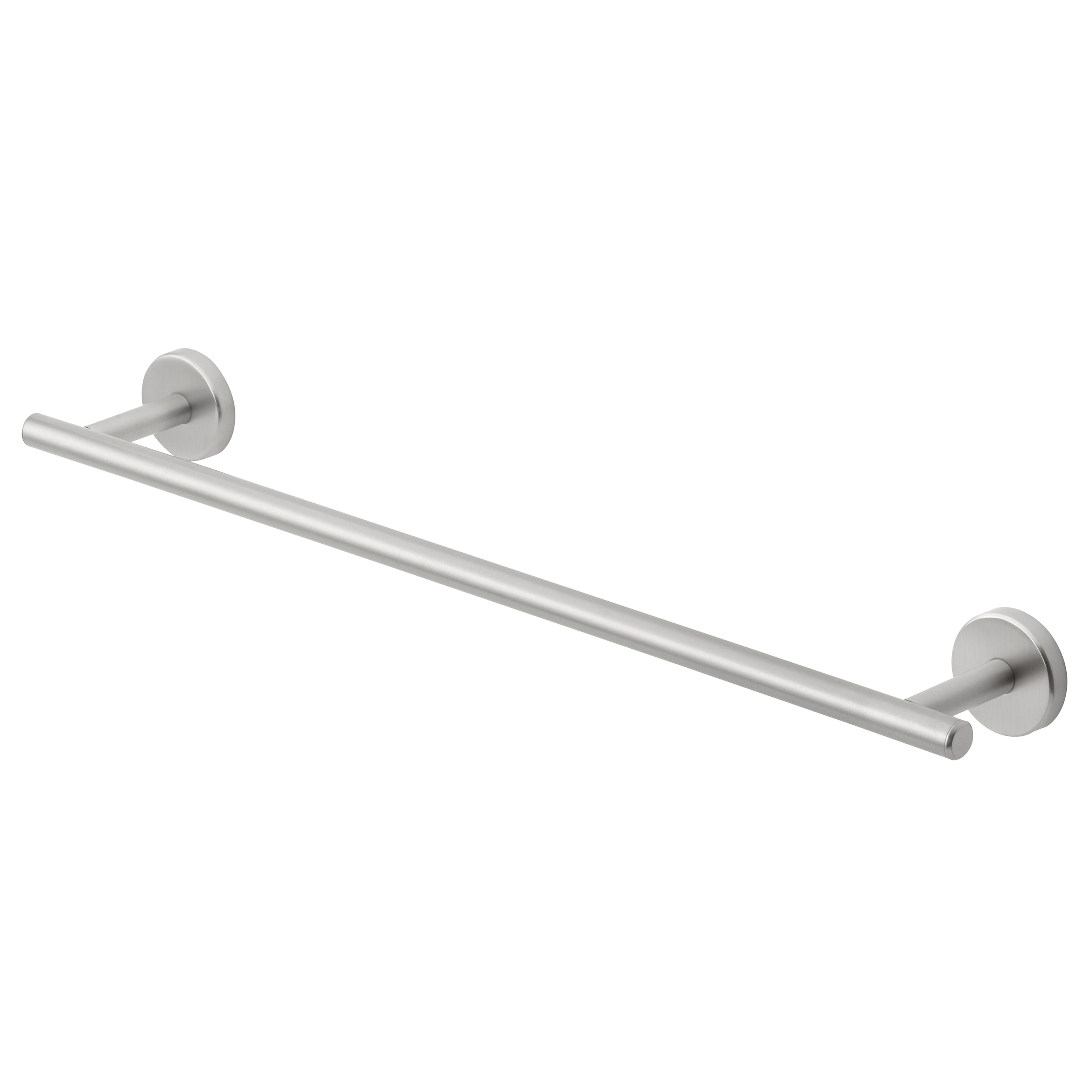 allen + roth Harloe 18-in Brushed Nickel Wall Mount Single Towel Bar in ...