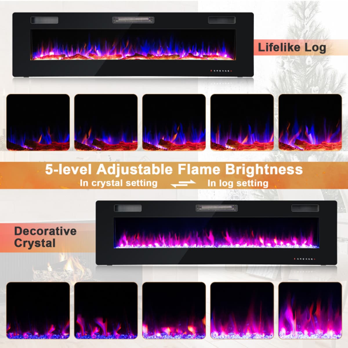 Clihome CL--10167 Electric-Fireplaces - View #9
