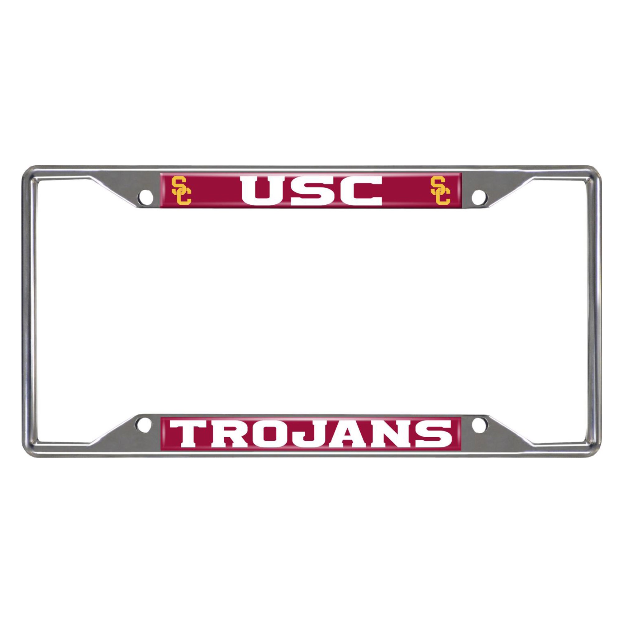 FANMATS 14802 USC Trojans NCAA License Plate Frame License plate frame