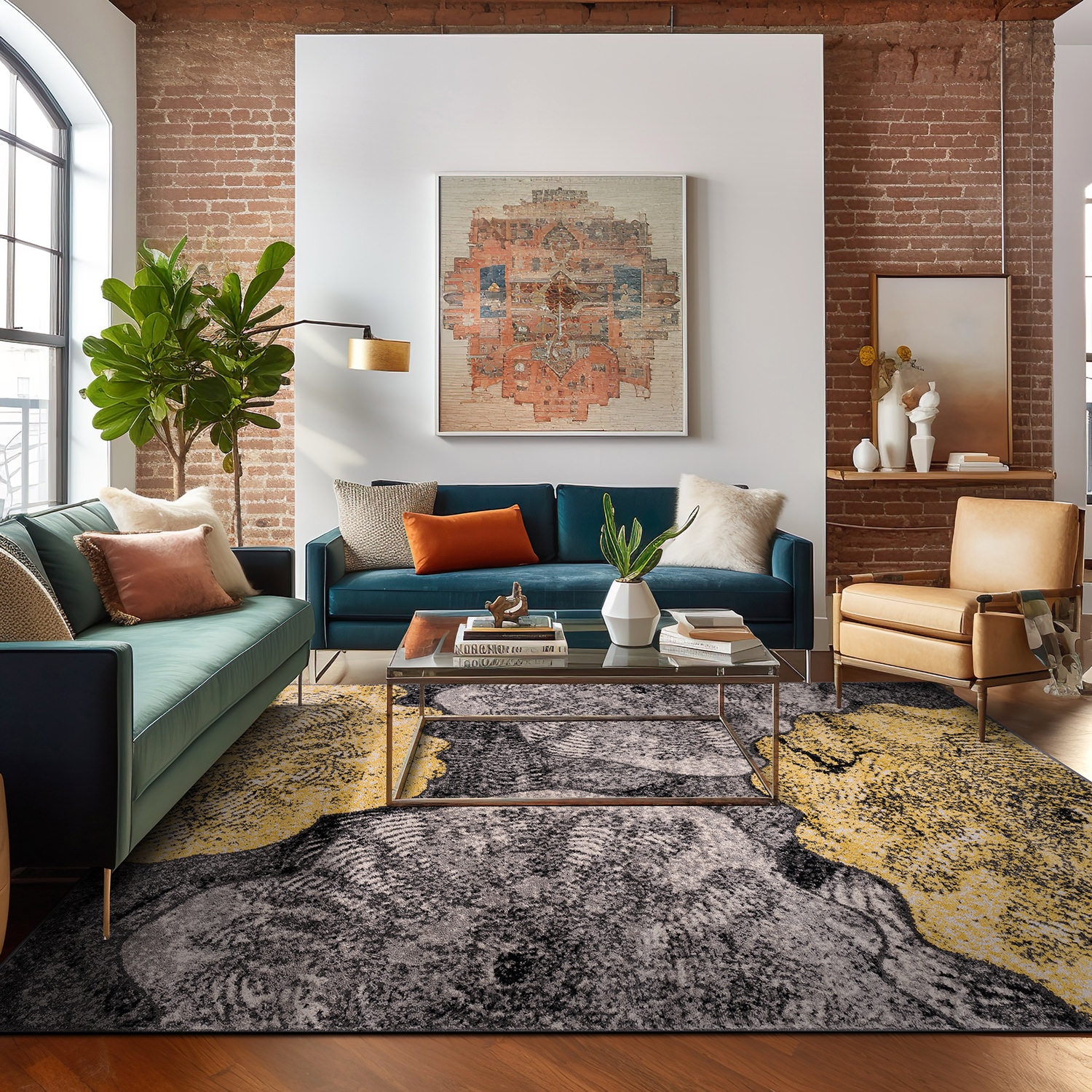 World Rug Gallery 400YELLOW8X10 rugs - View #8