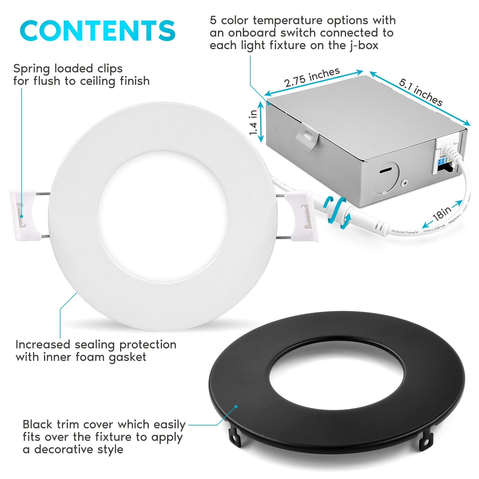 Luxrite LR23751 LR23850-1PK Led-Retrofit-Downlight - View #3