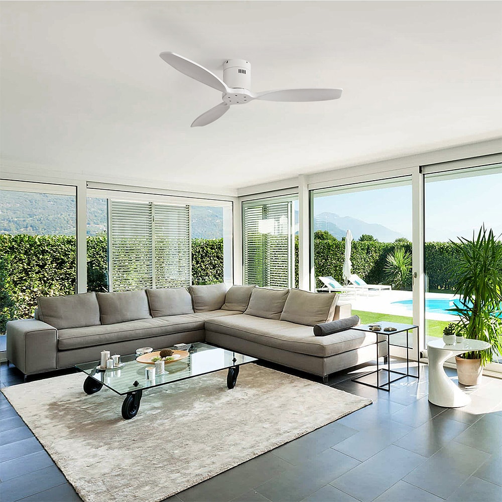 Sofucor LW-52K077-WH-WD Ceiling-Fans - View #2