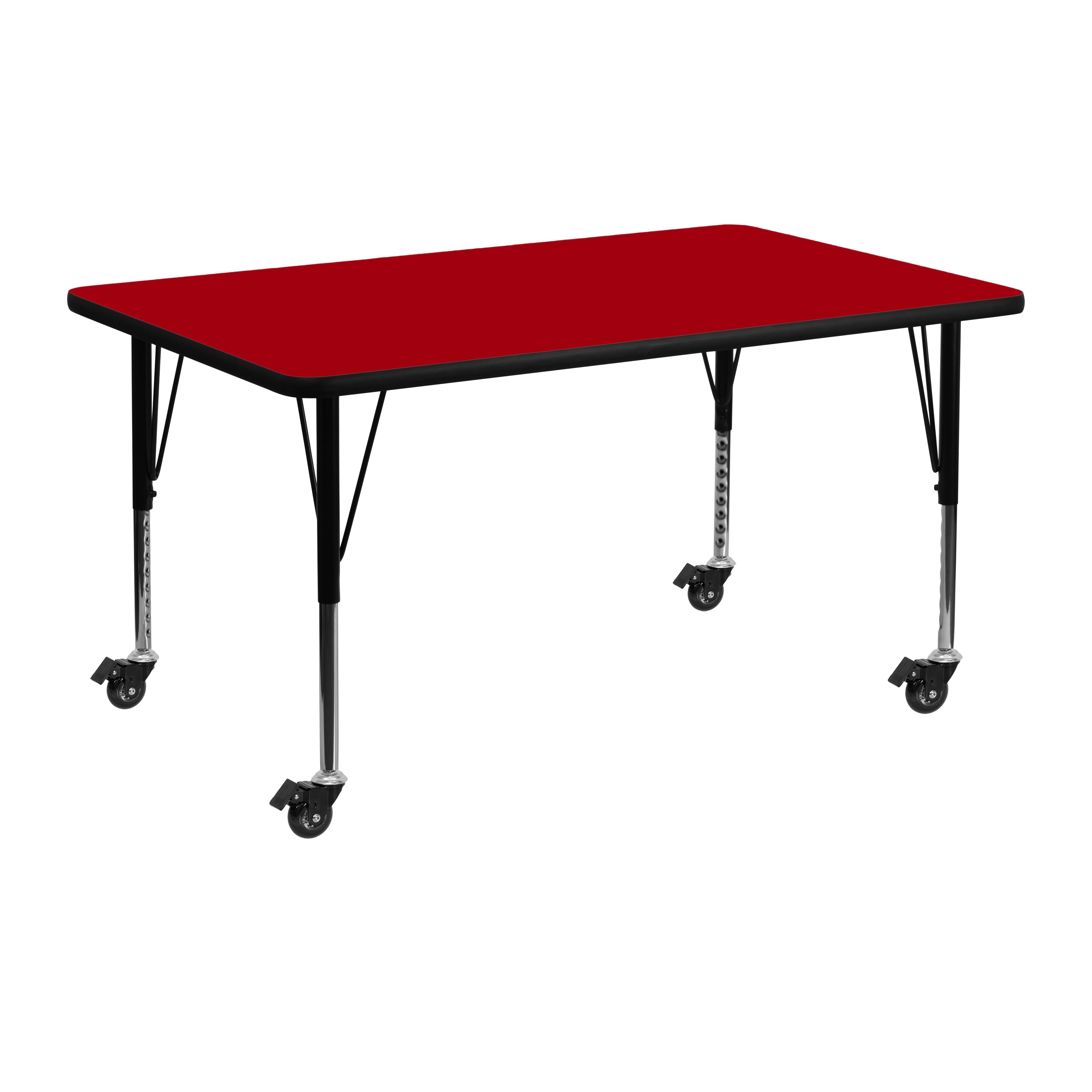 Flash Furniture 847254080040 Red Rectangular Kid's Play Table