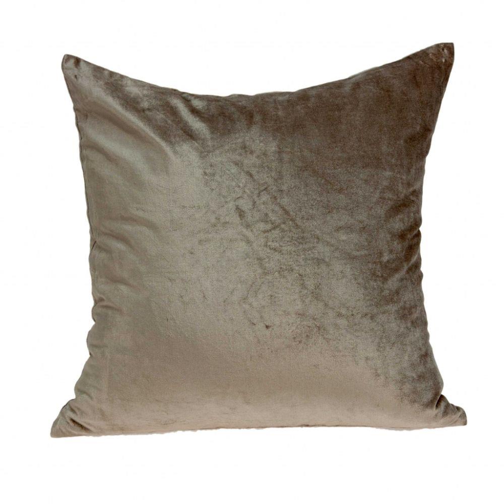 HomeRoots 333998 Jordan Taupe Standard Cotton viscose blend Pillow Case