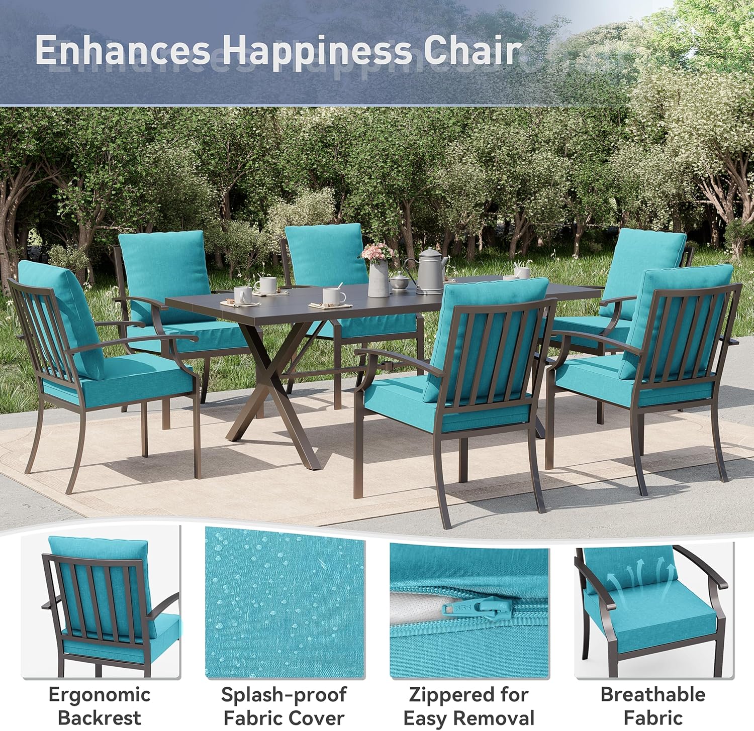 ALAULM LS-SAN7DM-BLUE Patio-Dining-Sets - View #8