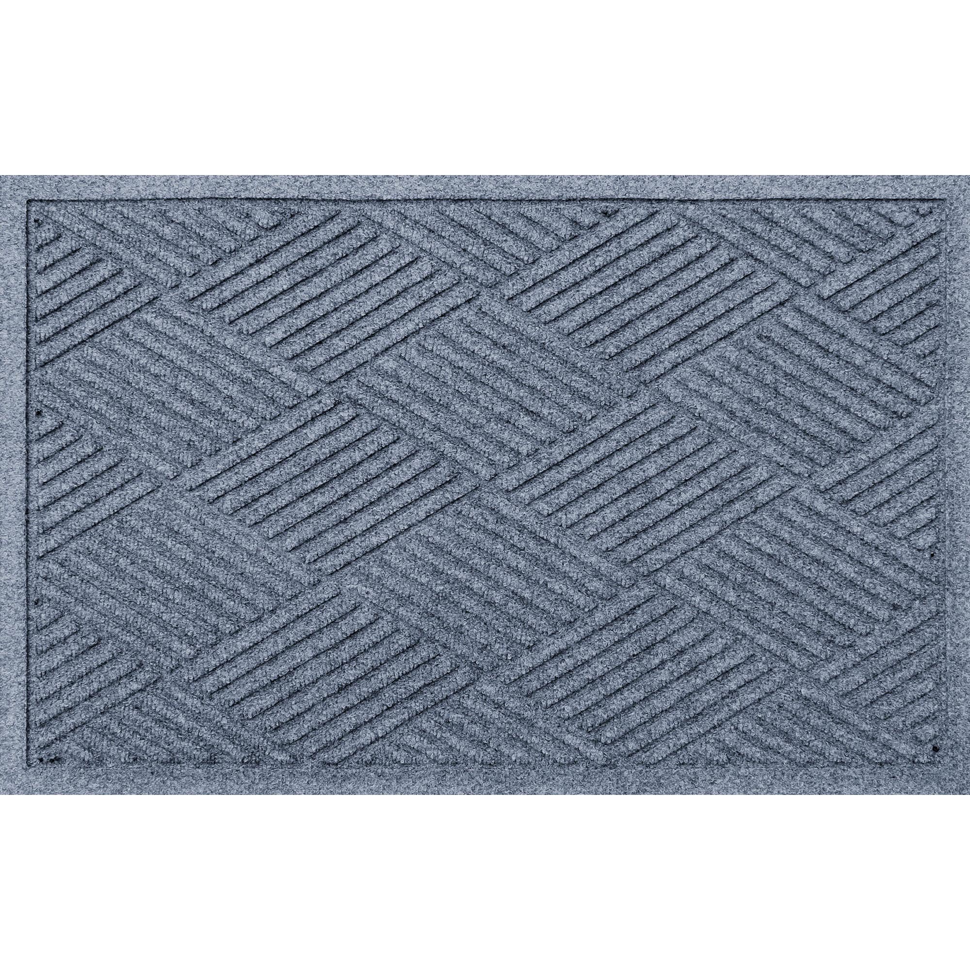 2'x3' Aqua Shield Squares Indoor/Outdoor Doormat Bluestone - Bungalow  Flooring