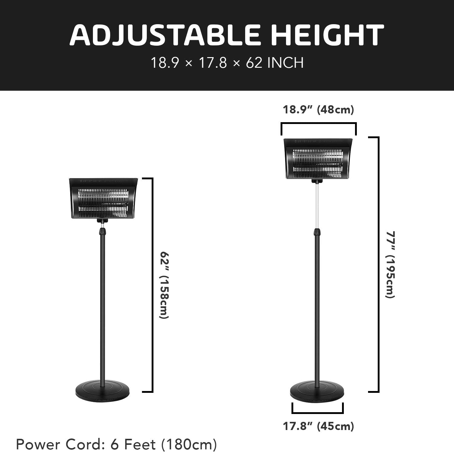 Maocao Hoom MZH472837 Outdoor-Electric-Patio-Heaters - View #2