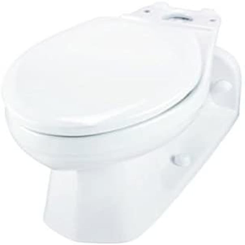 Gerber 12215 Ultra Flush White Elongated Standard Height Toilet Bowl 12-in Rough-In
