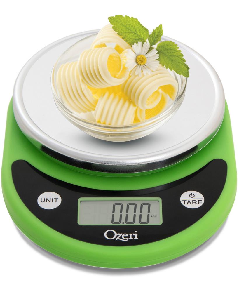 Ozeri Pro Digital Kitchen Food Scale, 0.05 oz / 1 G to 12 lbs / 5.4 kg - Blue